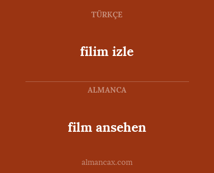 filim izle - film ansehen