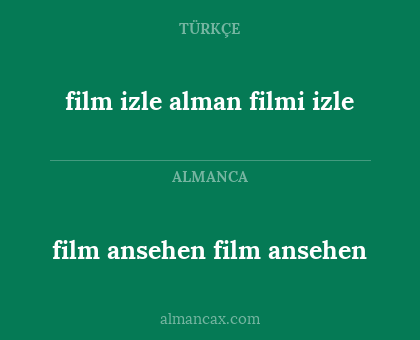 film ansehen film ansehen - film izle alman filmi izle