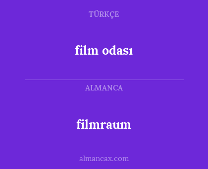 filmraum - film odası