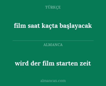 wird der film starten zeit - film saat kaçta başlayacak