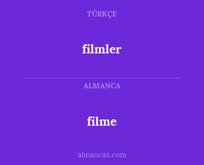 filme - filmler