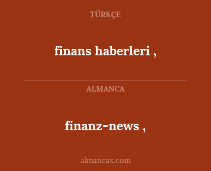 finanz-news
, - finans haberleri
,