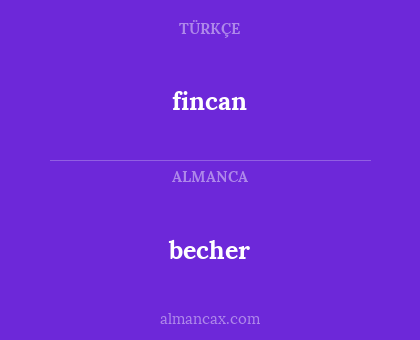 fincan - becher