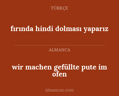 fırında hindi dolması yaparız - wir machen gefüllte pute im ofen