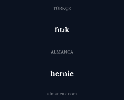 hernie - fıtık