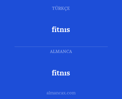 fitnıs - fitnıs