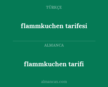 flammkuchen tarifi - flammkuchen tarifesi
