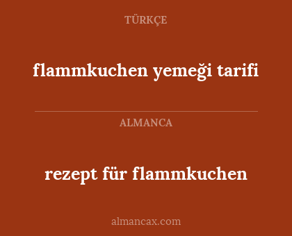 rezept für flammkuchen - flammkuchen yemeği tarifi