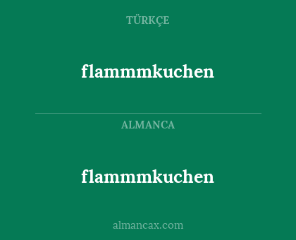 flammmkuchen - flammmkuchen