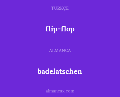 badelatschen - flip-flop