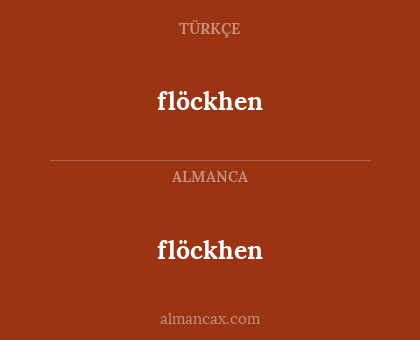 flöckhen - flöckhen