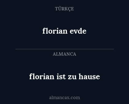 florian evde - florian ist zu hause