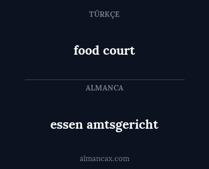 essen amtsgericht - food court