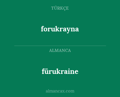 forukrayna - fürukraine