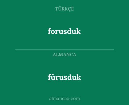 fürusduk - forusduk