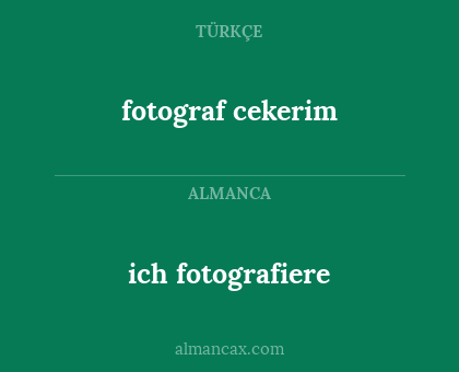 ich fotografiere - fotograf cekerim