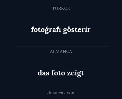 fotoğrafı gösterir - das foto zeigt