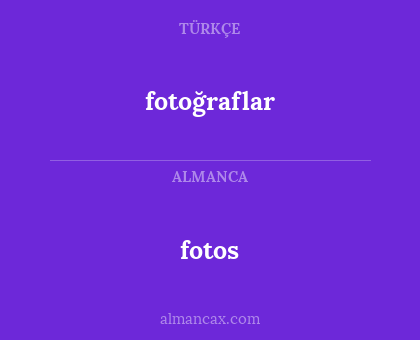 fotoğraflar - fotos