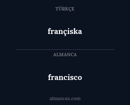 francisco - françiska