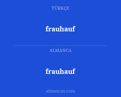 frauhauf - frauhauf