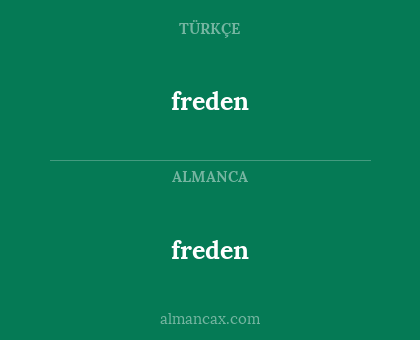 freden - freden