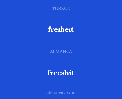 freeshit - freıheıt