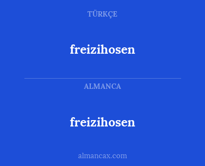 freizihosen - freizihosen