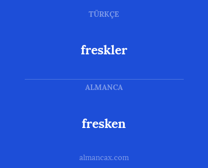 fresken - freskler