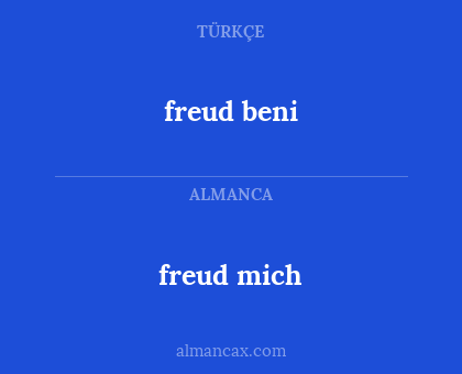 freud beni - freud mich