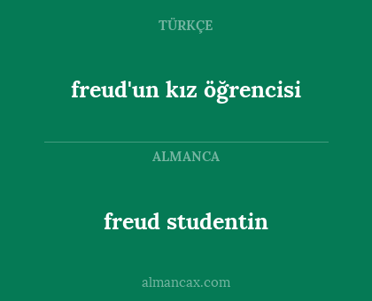 freud studentin - freud'un kız öğrencisi