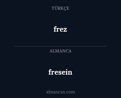 fresein - frez
