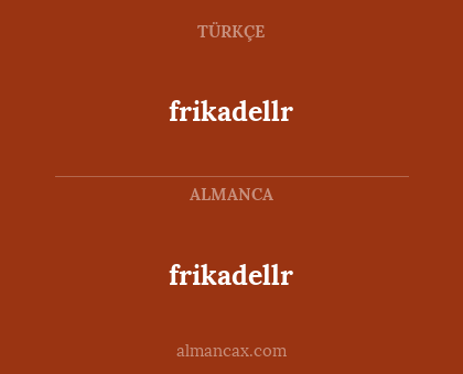 frikadellr - frikadellr