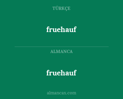 fruehauf - fruehauf