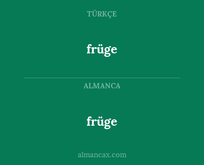früge - früge