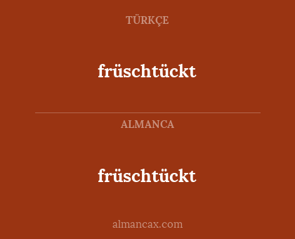 früschtückt - früschtückt