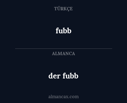 der fubb - fubb