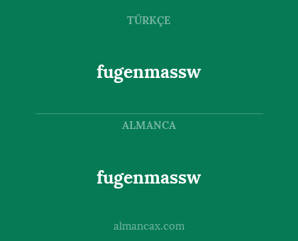fugenmassw - fugenmassw