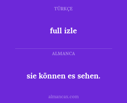full izle - sie können es sehen.