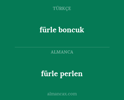 fürle boncuk - fürle perlen