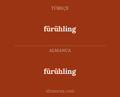 fürühling - fürühling