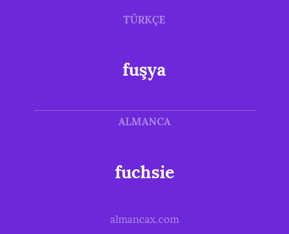 fuşya - fuchsie