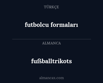 futbolcu formaları - fußballtrikots