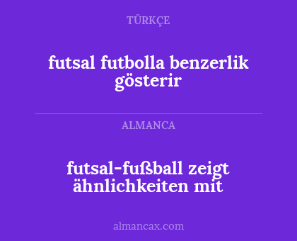 futsal-fußball zeigt ähnlichkeiten mit - futsal futbolla benzerlik gösterir