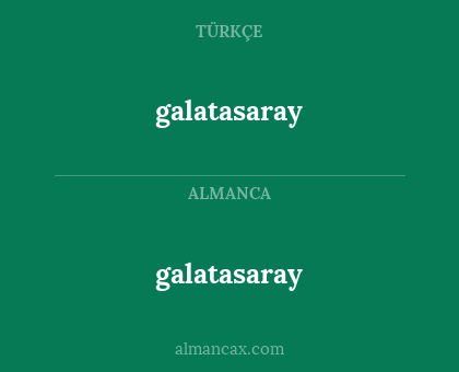 galatasaray - galatasaray