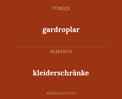kleiderschränke - gardroplar