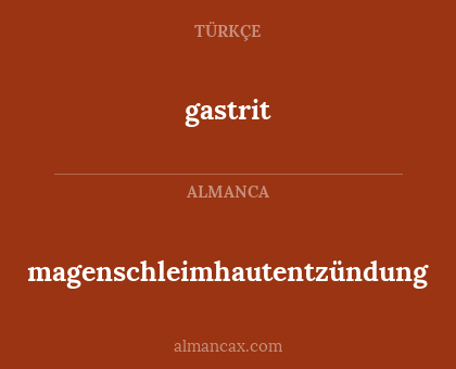 gastrit - magenschleimhautentzündung