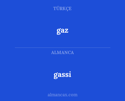 gaz - gassi