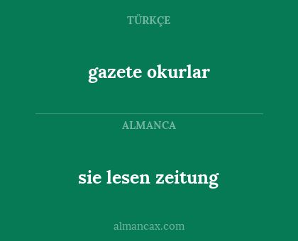 sie lesen zeitung - gazete okurlar