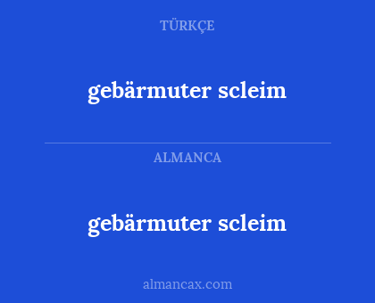 gebärmuter scleim - gebärmuter scleim