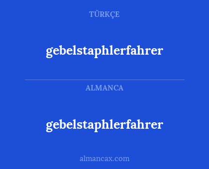 gebelstaphlerfahrer - gebelstaphlerfahrer